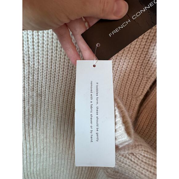 French Connection Women's Kessp Puff-Sleeve Midi Sweater Dress XS NWT - Picture 12 of 13